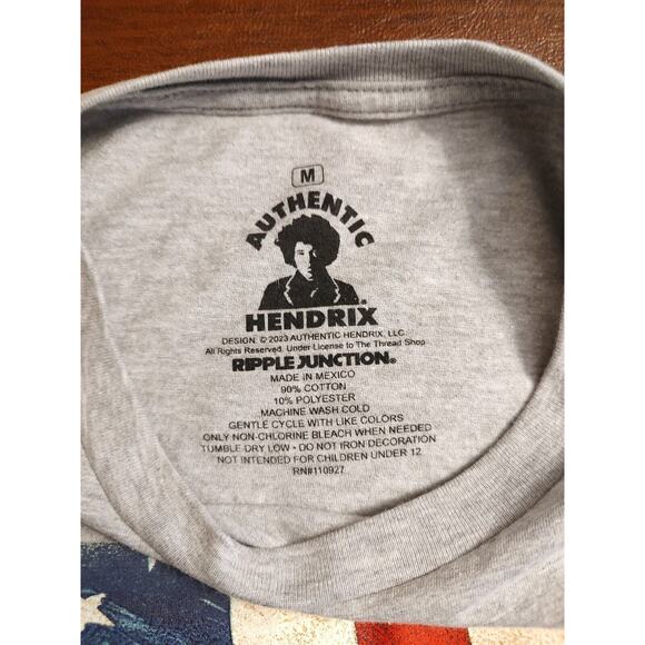 Jimmy Hendrix Authentic Men's Gray T-Shirt Cotton Nice Crew Neck - Medium - Picture 7 of 7
